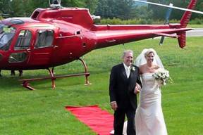 Inchiriere elicoptere pentru Nunta la inlatime